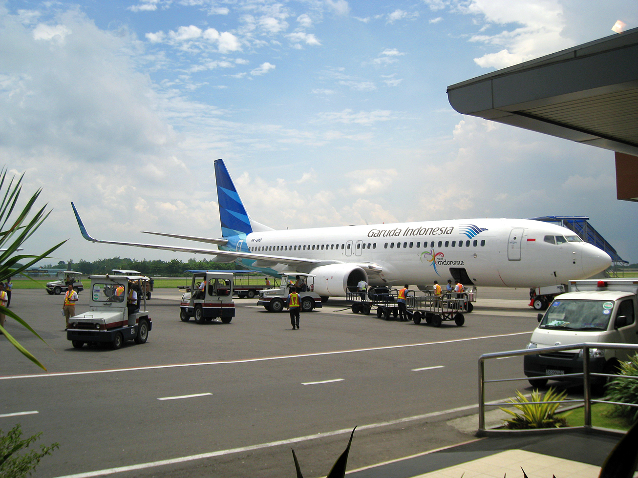 Imagem de referência relacionada a Garuda Indonesia, item descrito como empresa aérea nacional da Indonésia