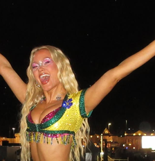Zara Larsson se apresentou no Rock in Rio no último domingo, 13 Foto: Reprodução/Instagram
