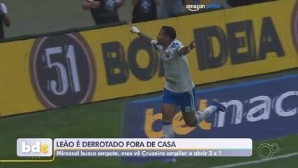 Mirassol é derrotado pelo Cruzeiro por 3x1 em Belo Horizonte