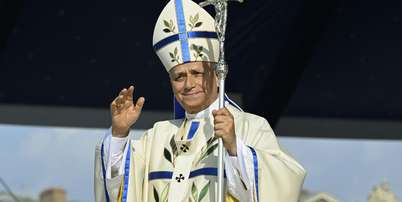 Ap&oacute;s visita de dois dias a Paris, Le&atilde;o XIV segue para Lourdes Foto: ANSA / Ansa - Brasil