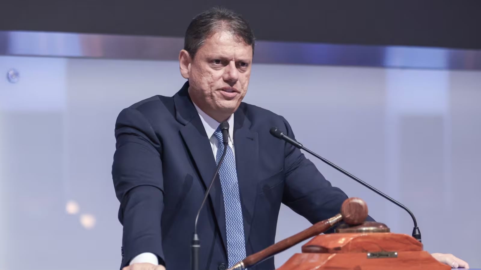 Governador e candidato à reeleição, Tarcísio de Freitas, teria articulado diretamente com Ricardo Salles Paulo Pinto/Agência Brasil - Arquivo