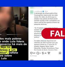 Arte sobre captura de tela da postagem verificada Foto: Reprodução/Instagram / Estadão