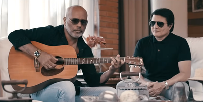 Rick e Giovani j&aacute; cantaram juntos Foto: Reprodu&ccedil;&atilde;o/YouTube