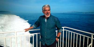 William Bonner em mat&eacute;ria especial no exterior: renova&ccedil;&atilde;o de sua imagem como jornalista e oxigena&ccedil;&atilde;o do pr&oacute;prio 'Globo Rep&oacute;rter' Foto: Reprodu&ccedil;&atilde;o/TV