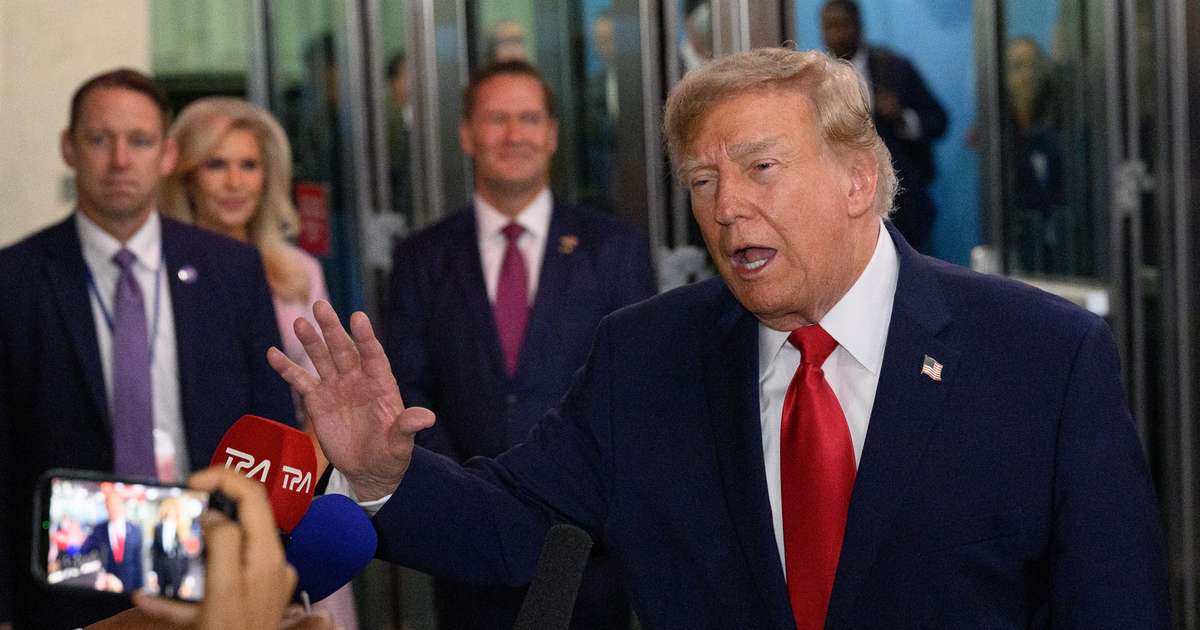 Trump alfineta CNN ao ver repórter da emissora em sua chegada à Assembleia da ONU: 'Não deveriam estar aqui'
