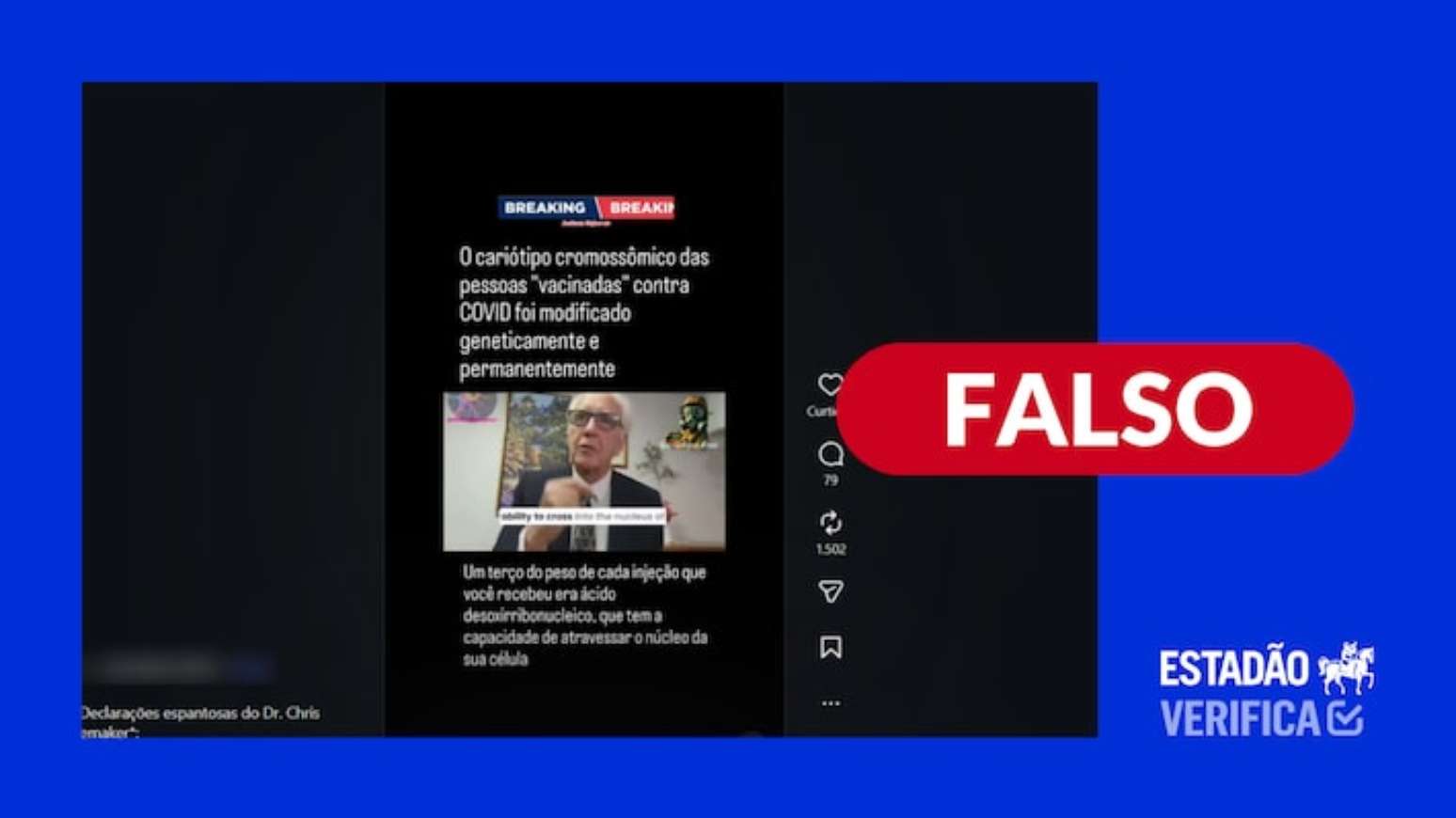 Vacinas contra covid n&atilde;o alteraram cromossomos de vacinados.