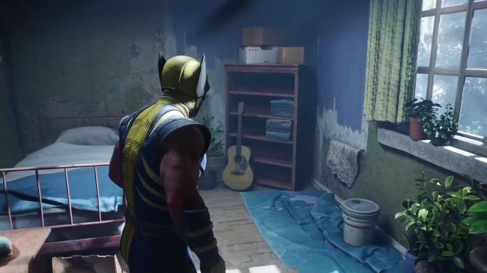 Em Marvel's Wolverine é possível achar um quarto cheio de referências a The Last of Us — Foto: Reprodução/VideoArtGame