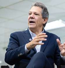 Fernando Haddad, candidato ao governo de São Paulo, em entrevista ao Estadão Foto: Daniel Teixeira/Estadão / Estadão
