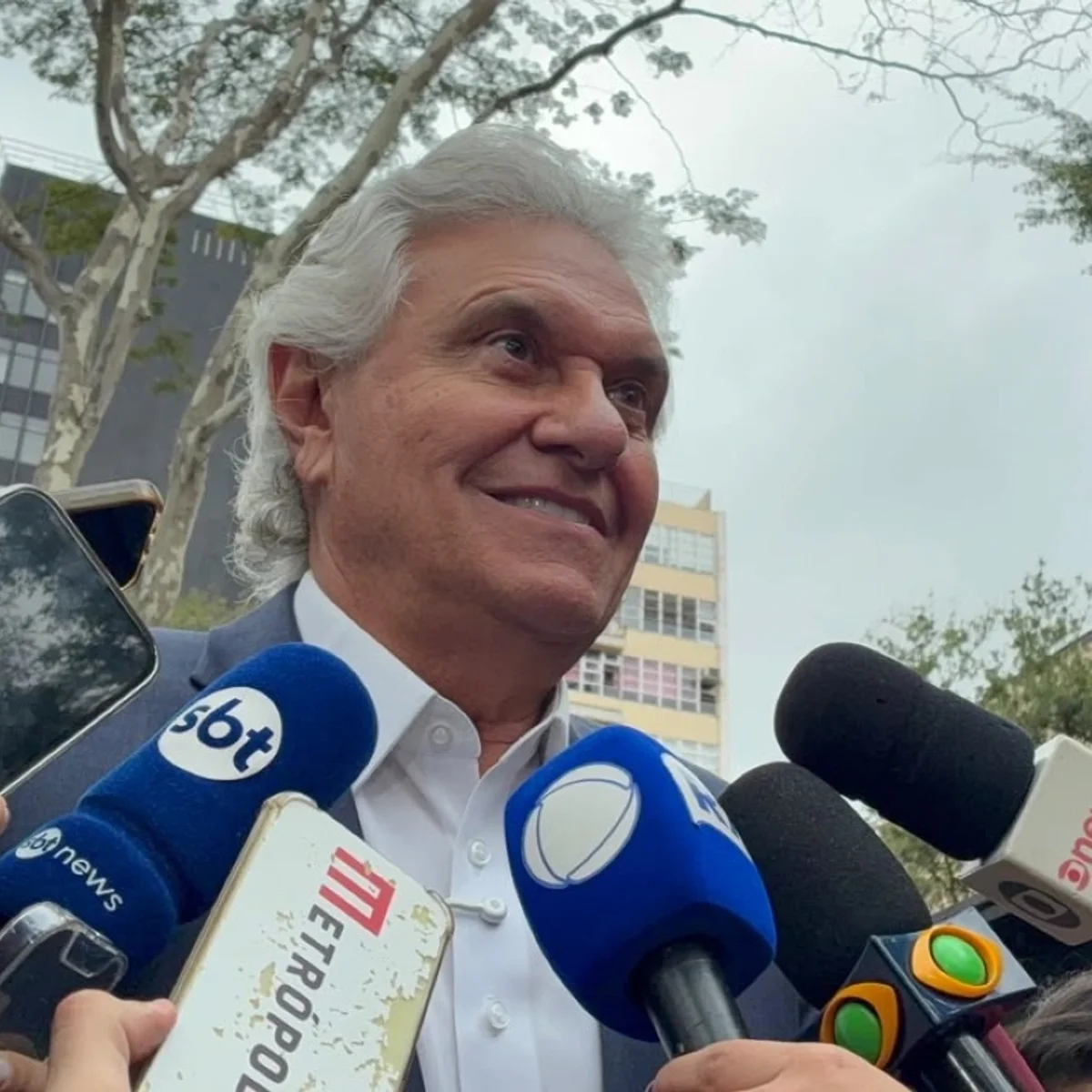 Caiado defende saída imediata de Moraes em dia de julgamento no STF
