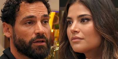 Cristian foi sincero ao relatar suas experiências sexuais com outros homens e Lidia optou por continuar a conhecê-lo para eventual relacionamento Foto: Reprodução/TV