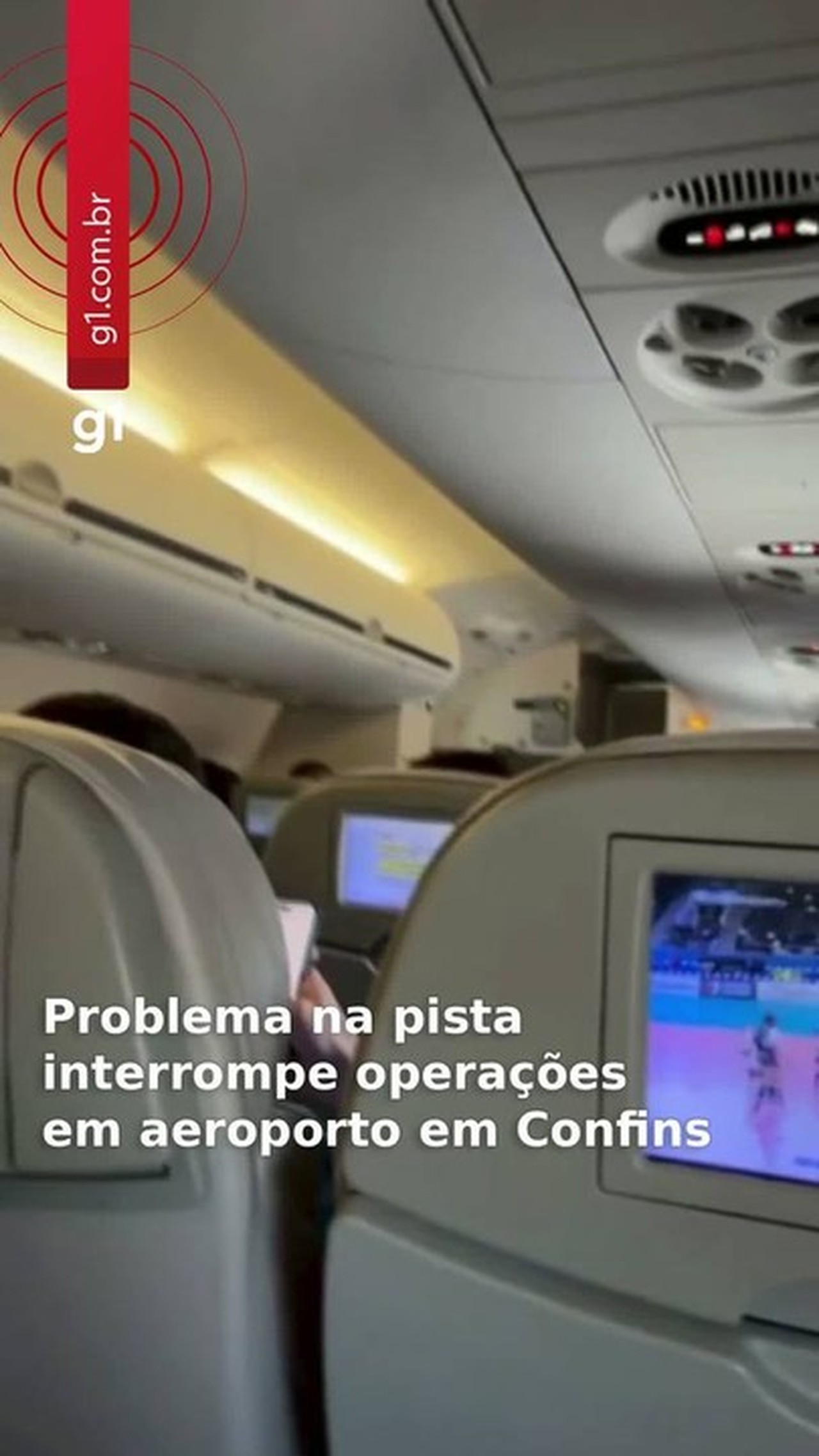 Aeroporto em Confins suspende atividades após problema na pista; voos atrasam e outros são cancelados