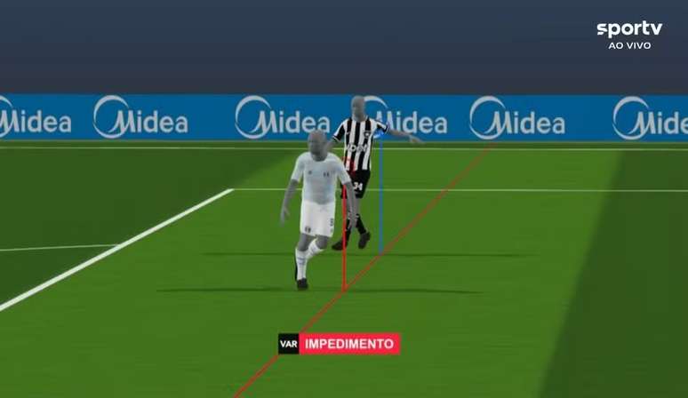 Grêmio teve gol anulado contra o Botafogo por impedimento de um centímetro, diz CBF