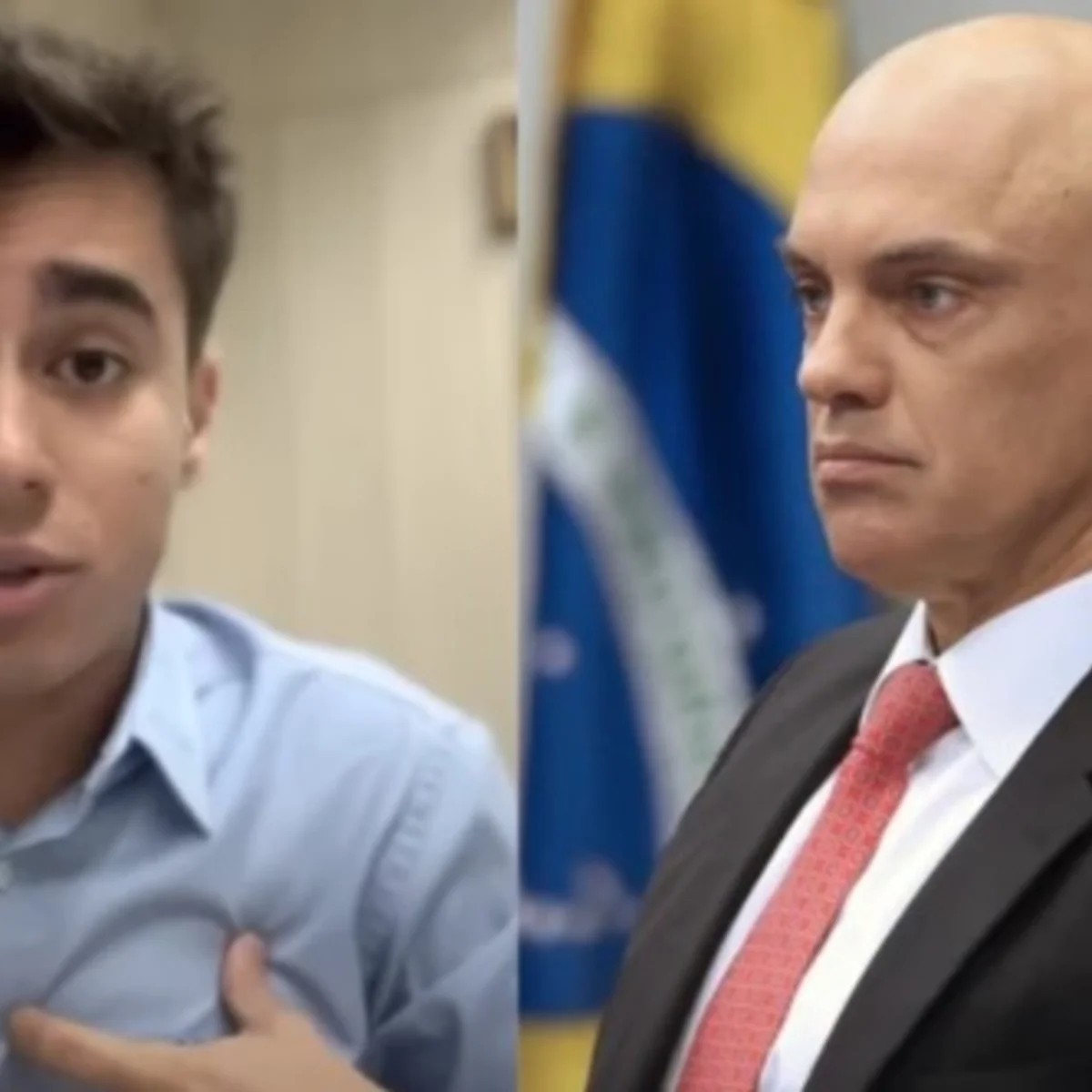 "Ladrão e vacilão": Nikolas ataca Moraes com camiseta após vídeo de jatinho