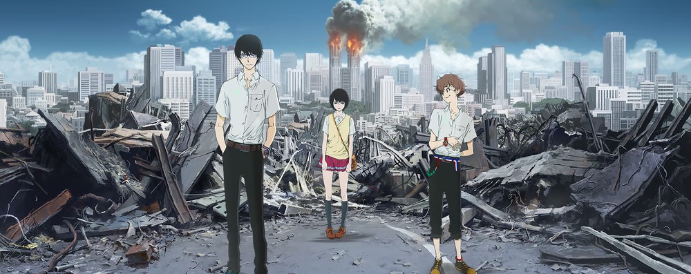 Terror in Resonance se passa em um Japão vítima de um estrondoso evento terrorista — Foto: Divulgação/Crunchyroll