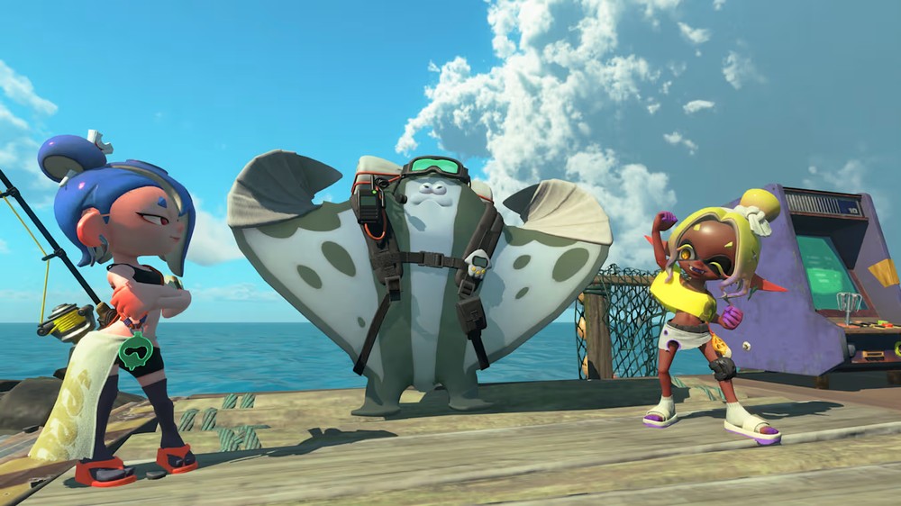 Splatoon Raiders é spin-off da franquia de paintball — Foto: Reprodução/Nintendo eShop