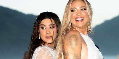 Lauana Prado e Tati Dias se casaram em cerim&ocirc;nia realizada em Ubatuba, litoral de S&atilde;o Paulo Foto: Arco e Flash Fotografia/Divulga&ccedil;&atilde;o / Estad&atilde;o