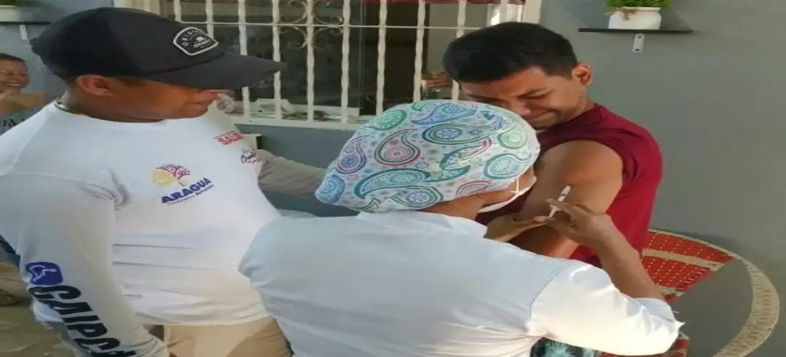 O Ministério do Poder Popular para a Saúde garantiu imunização aos habitantes de Guasimal