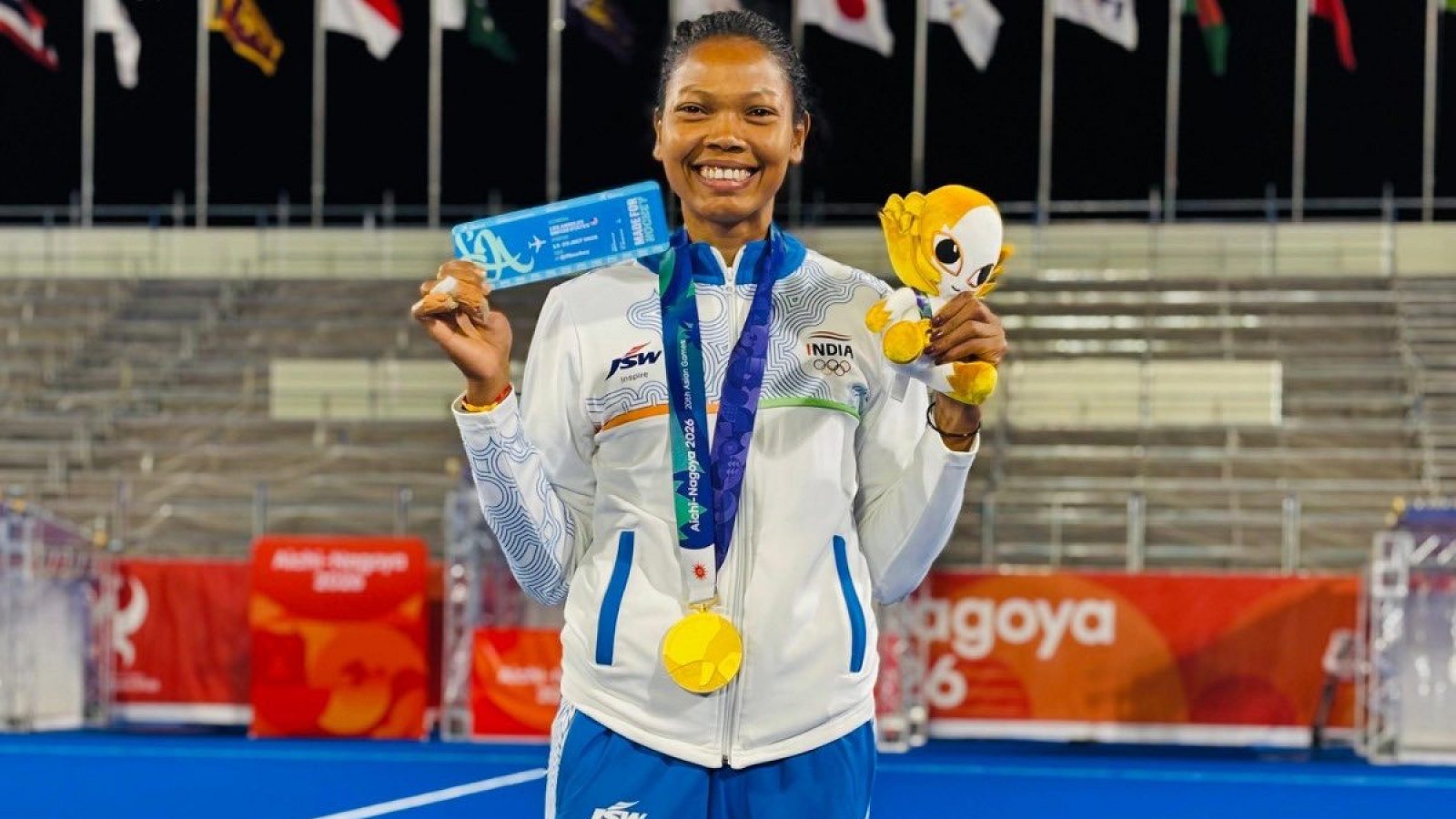 Salima Tete revela o segredo por trás da vitória do ouro da Índia
