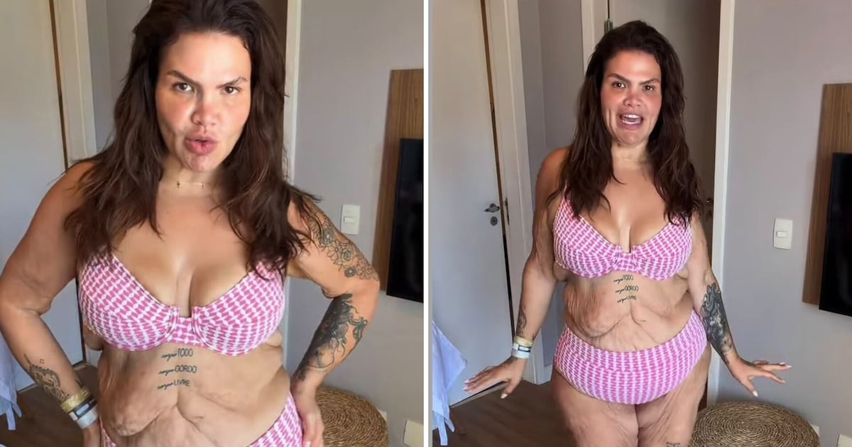 Após eliminar mais de 100 kg, Thais Carla rebate críticas e reforça mensagem de autoestima