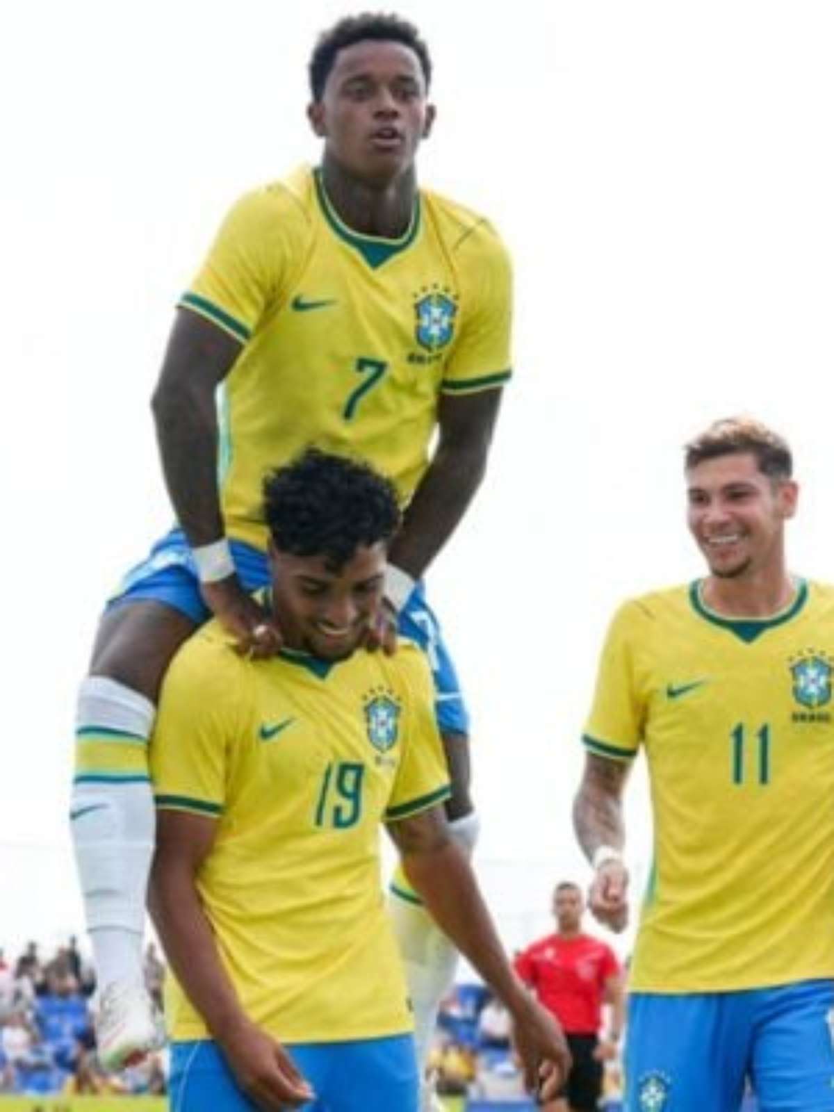 Brasil-Sub 20 goleia México no último amistoso na Espanha