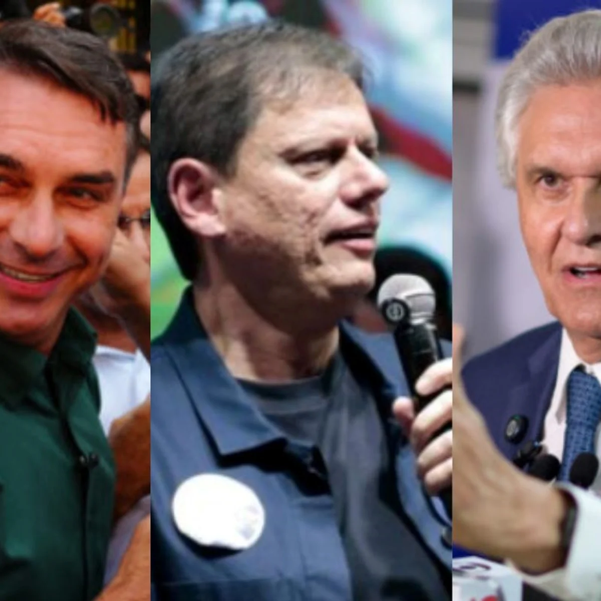 Flávio e Tarcísio vão a Goiânia fechar apoio de Caiado no 2º turno