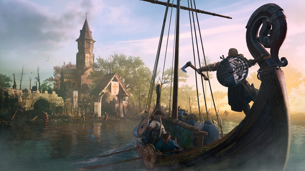 Assassin's Creed Valhalla ensina sobre mitologia nórdica e a rotina dos vikings — Foto: Reprodução/Steam