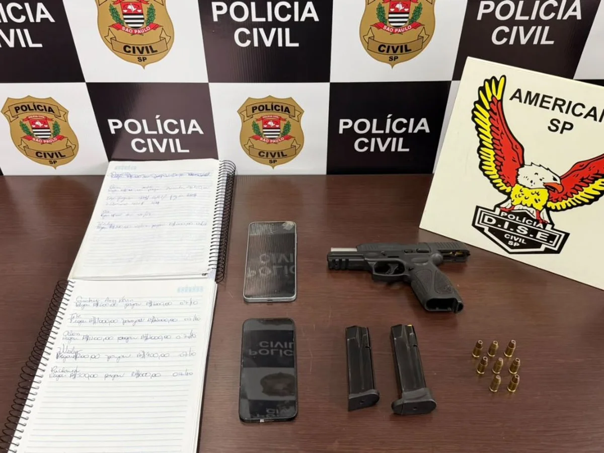 "Tubarão", suspeito de financiar tráfico com agiotagem, é preso com pistola