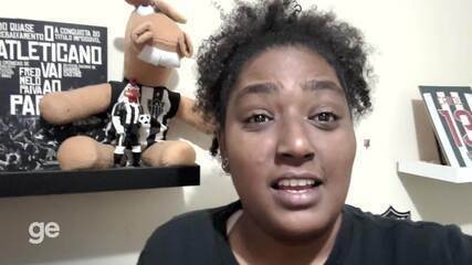 "Galo é viciado em emoção", diz Carol após classificação para final da Sul-Americana