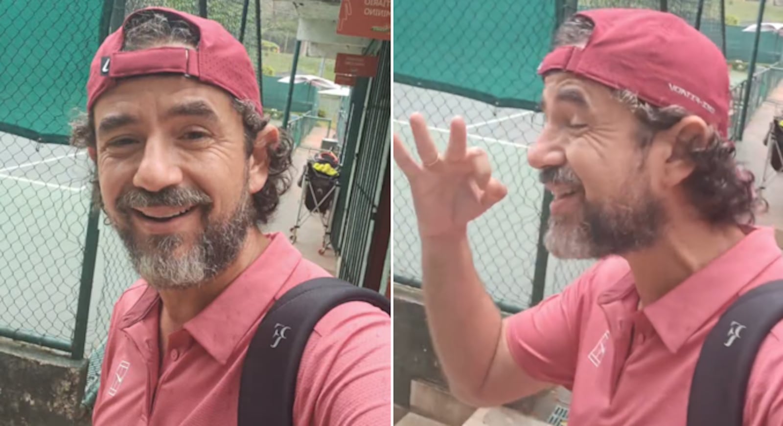 Felipe Andreoli gravou um vídeo indignado com a chuva e tirou boas risadas dos fãs Reprodução/Instagram
