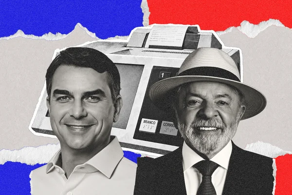 Flávio Bolsonaro vê “fim da era do PT” após avançar ao 2º turno com Lula - destaque galeria
