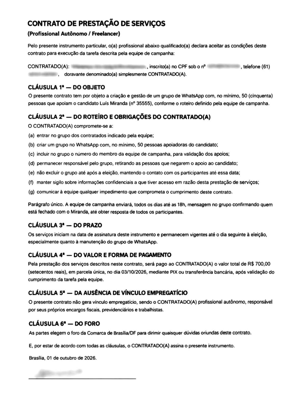 Candidato não eleito é acusado de calote em equipe de pesquisa eleitoral