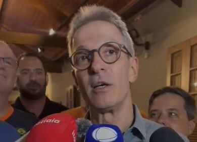 ‘Satisfeito com resultado da eleição’, diz Zema após derrota em disputa pela Presidência