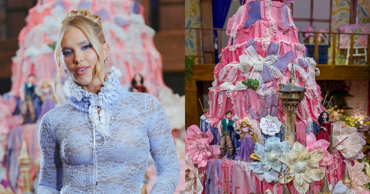 Bolo de R$ 250 mil da festa da filha de Virginia é detonado: ‘Parece calcinhas no varal’
