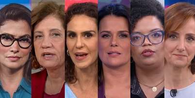 Renata Vasconcellos, Miriam Leitão, Malu Gaspar, Adriana Araújo, Basília Rodrigues e Thais Herédia estão entre as jornalistas de destaque na cobertura eleitoral Foto: Reproduções