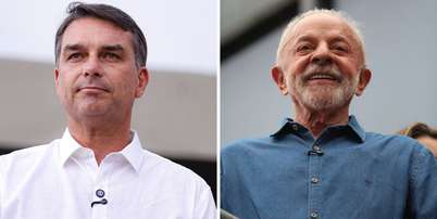 Fl&aacute;vio Bolsonaro e Lula disputam segundo turno das elei&ccedil;&otilde;es de 2026 Foto: Montagem: Estad&atilde;o Conte&uacute;do