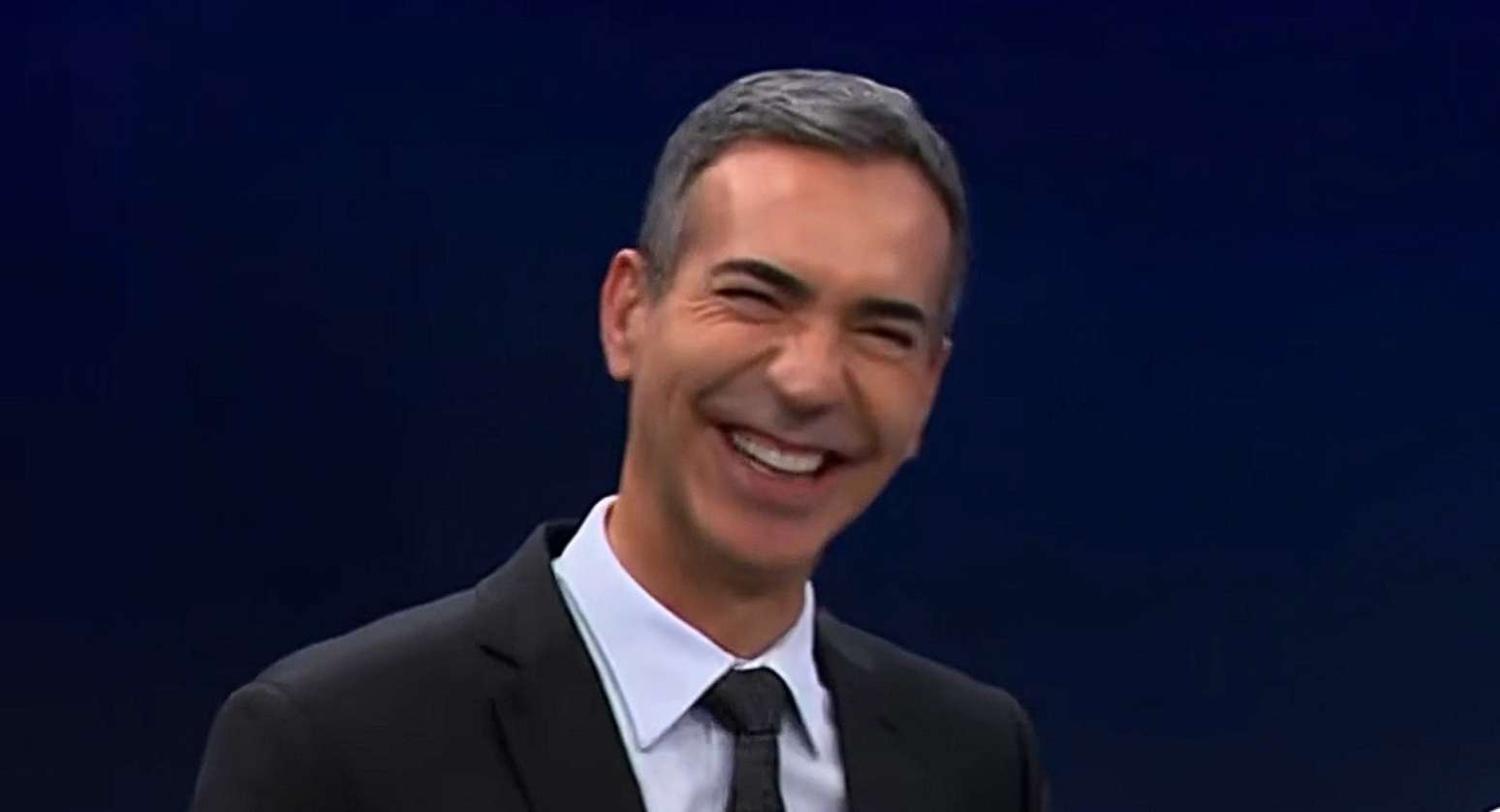 A alegria de César Tralli no fim da apuração de votos incomodou parte da internet