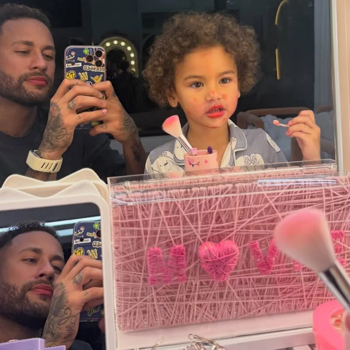 Neymar homenageia Mavie no dia do aniversário da filha: "Alegra o meu dia"