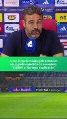 Artur Jorge também comentou sobre os dois primeiros gols sofridos pelo Cruzeiro